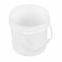 Vestil PAIL-1-PWP 1G Open Head Pail Plastic Hand White
