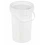 Vestil PAIL-SCR-65-W 6.5G ScrewTop Pail&Lid White