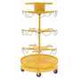 Vestil 5 GAL PAIL RACK, 15 PAIL W/ CASTERS