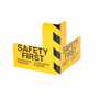 Vestil Steel Corner Guard 16 In. x 16 In. x 16 In. Yellow