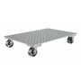 Vestil 24x36 Alum Dolly Cast Stl Whl 2.8K