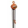 Vestil Professional Hand Chain Hoist 10 Ft, 1,000 Lb. Cap, Orange