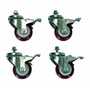 Vestil Pail Lid Closing Press Caster Kit
