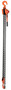 Vestil Steel Professional Lever Hoist 10 Ft, 12,000 Lb. Cap, Orange