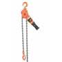 Vestil Steel Professional Lever Hoist 20 Ft, 1,500 Lb. Cap, Orange