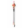 Vestil Steel Professional Lever Hoist 5 Ft, 1,500 Lb. Cap, Orange