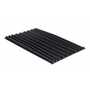 Vestil Poly HD DStyle Hop Lid 1.5 cbyd Blk