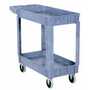 Vestil PLSC-2-1731 17.5x31 Plastic Utility Crt 2Shelf