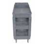 Vestil PLSC-3-1731 17.5x31 Plastic Utility Crt 3Shelf