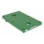 Vestil POS-2133 21"x33" Poly Dolly 550# Cap Grn