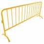 Vestil PRAIL-102-HD-Y 102"L HD Barrier w/Curve Ft Ylw