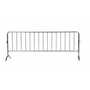 Vestil PRAIL-102-SS 102"L SS Barrier w/Curved Feet