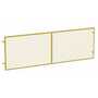Vestil PRSN-144-4 Steel Pallet Rack Back Guard, 7-3/8 In. x 146-13/16 In. x 48-1/2 In.