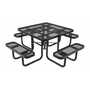 Vestil PT-MX-ST-46-BK Pic Tbl Exp Metal Square 46x46Blk