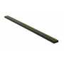Vestil Rubber PVC Edge Guard 2-3/8 In. x 3/4 In. Slot Black / Yellow