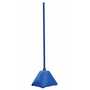 Vestil PYSB-B Blue Pyrm Sign Base w/Pole