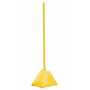 Vestil PYSB-Y Ylw Pyrm Sign Base w/Pole