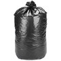 Pitt Plastics® EC385812K EcoStrong Can Liners, 60 Gallon, Black