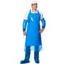 PolyCo VR 48500 Die-Cut Aprons, 35" x 55" Blue