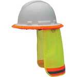 Pyramex HPESHADE10 Hi-Vis Sun Shade for Hard Hats, Lime, One Size