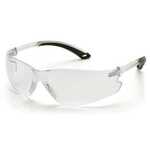 Pyramex S5810ST Itek® Clear Framless Safety Glasses, H2X Anti-Fog