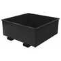 Vestil Rotate Box Hop 1.25CbYd Black
