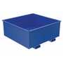Vestil R-125-HD-BL Rotate Box Hop 1.25CbYd Blue