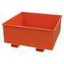 Vestil Rotate Box Hop 1.25CbYd Orange