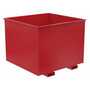 Vestil Rotate Box Hop 2.5CbYd Red