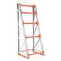 Vestil Steel Reel Rack Starter Kit 36 In. x 39 In. x 96 In. 6000 Lb. Capacity White/Orange