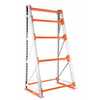 Vestil Steel Reel Rack Starter Kit 36 In. x 51 In. x 96 In. 6000 Lb. Capacity White/Orange