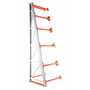 Vestil Steel Reel Rack Add-On Kit 36 In. x 36 In. x 120 In. 6000 Lb. Capacity White/Orange