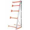 Vestil Steel Reel Rack Add-On Kit 36 In. x 36 In. x 96 In. 6000 Lb. Capacity White/Orange