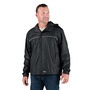 Berne RJ25 Weather Warrior Lightweight Hooded Rain Jacket, M, Regular, Black