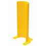 Vestil Steel Rounded Rack Guard 18 In. x 7.25 In. x 6.5 In. Yellow