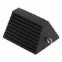 Vestil RWC-8-DJN 8"L Rubber Whl Chck EyeBlt &Jam