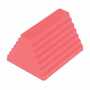 Vestil Rubber Wheel Chock with Eye Bolt 9 In. Red