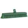 Vikan Heavy-Duty Push Broom Head, 16.5", Soft/stiff Bristles, Euro-Thread