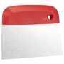 Vikan 40572 5.7" Dough Cutter, Stainless Steel Blade, Red