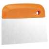 Remco 40572 Vikan 5.7" Dough Cutter, Stainless Steel Blade, Orange
