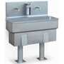 Roser 2319 2-Station Pedestal Sink Mounted, Knee Push-Button, Soap Dispenser