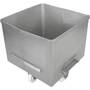 Hantover-ROSER® 5124-A Stainless Steel Dump Buggy with Glass Bead Finish, 400 lb Capacity