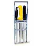 Roser Stainless 3-pc. Steel Knife Holder With Side Guards