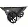 Rubbermaid FG564200 Big Wheel Black Garden and Farm Cart 300lb Capacity