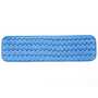 Rubbermaid FGQ41000BL00 HYGEN Blue Microfiber Wet Pad 18"