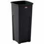 Rubbermaid RCP356988 Untouchable Trash Can Square Black 23gal. Cap.