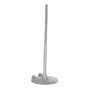 Vestil Steel Sign Stand with Wheels 16.75 x 17.38 x 48 Silver