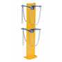 Vestil SACR-2 Cylinder Storage Stand Ylw/Blue