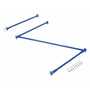 Vestil Steel Standard Cantilever Brace Set 120 In. x 36 In. Blue