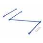 Vestil Steel Standard Cantilever Brace Set 96 In. x 96 In. Blue